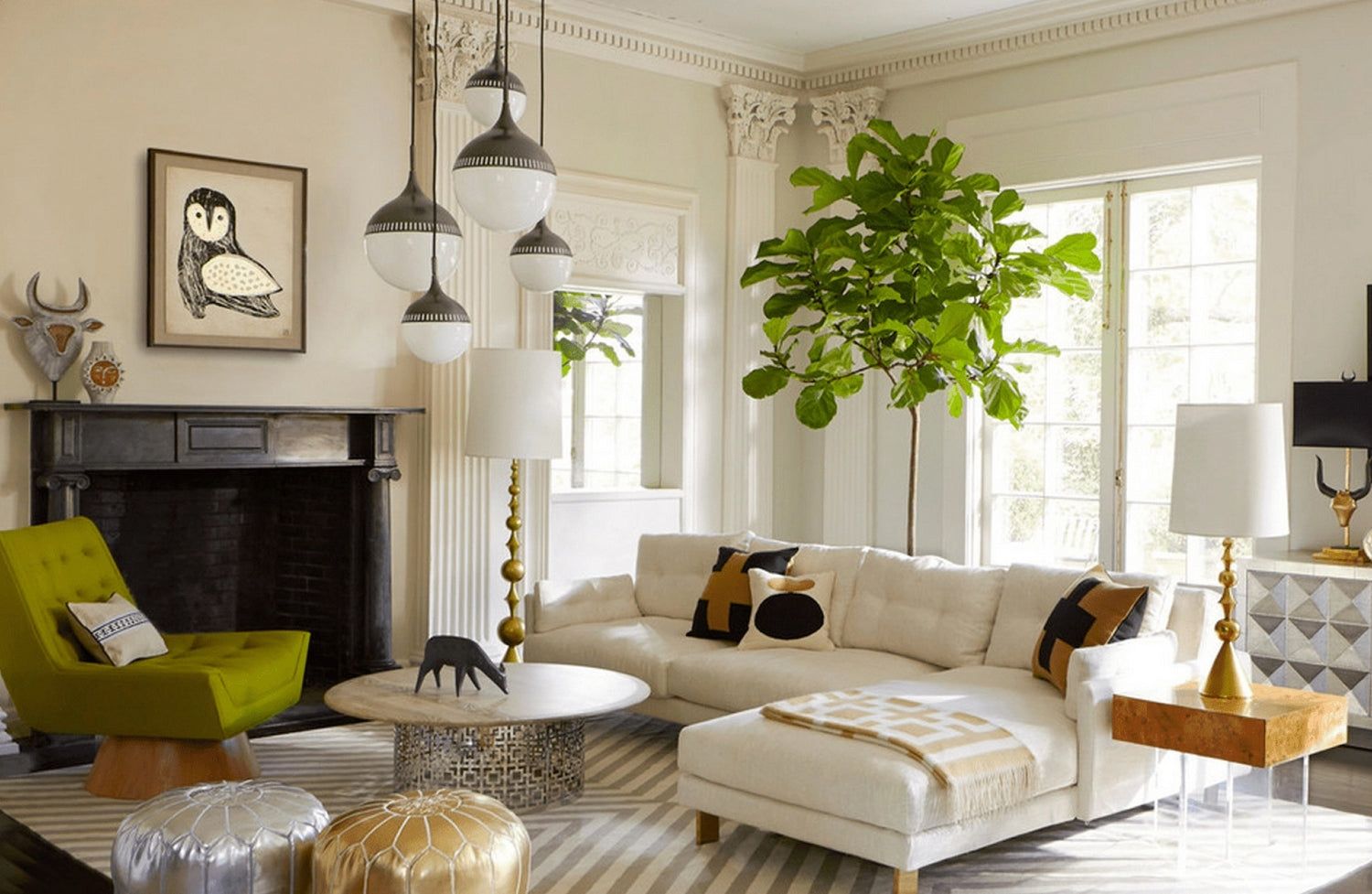 awkward living room layout ideas