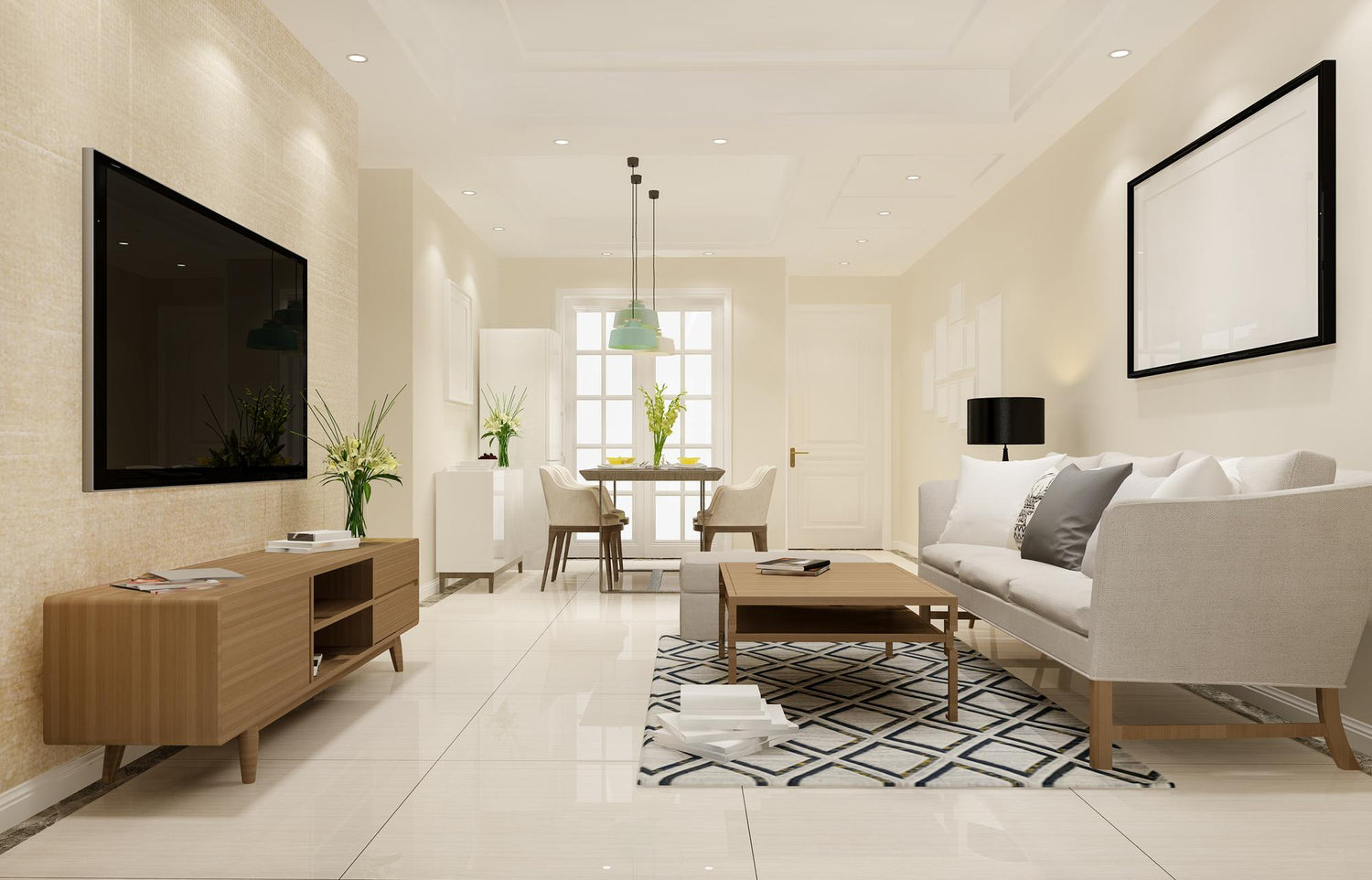 Small Living Room Ideas with TV