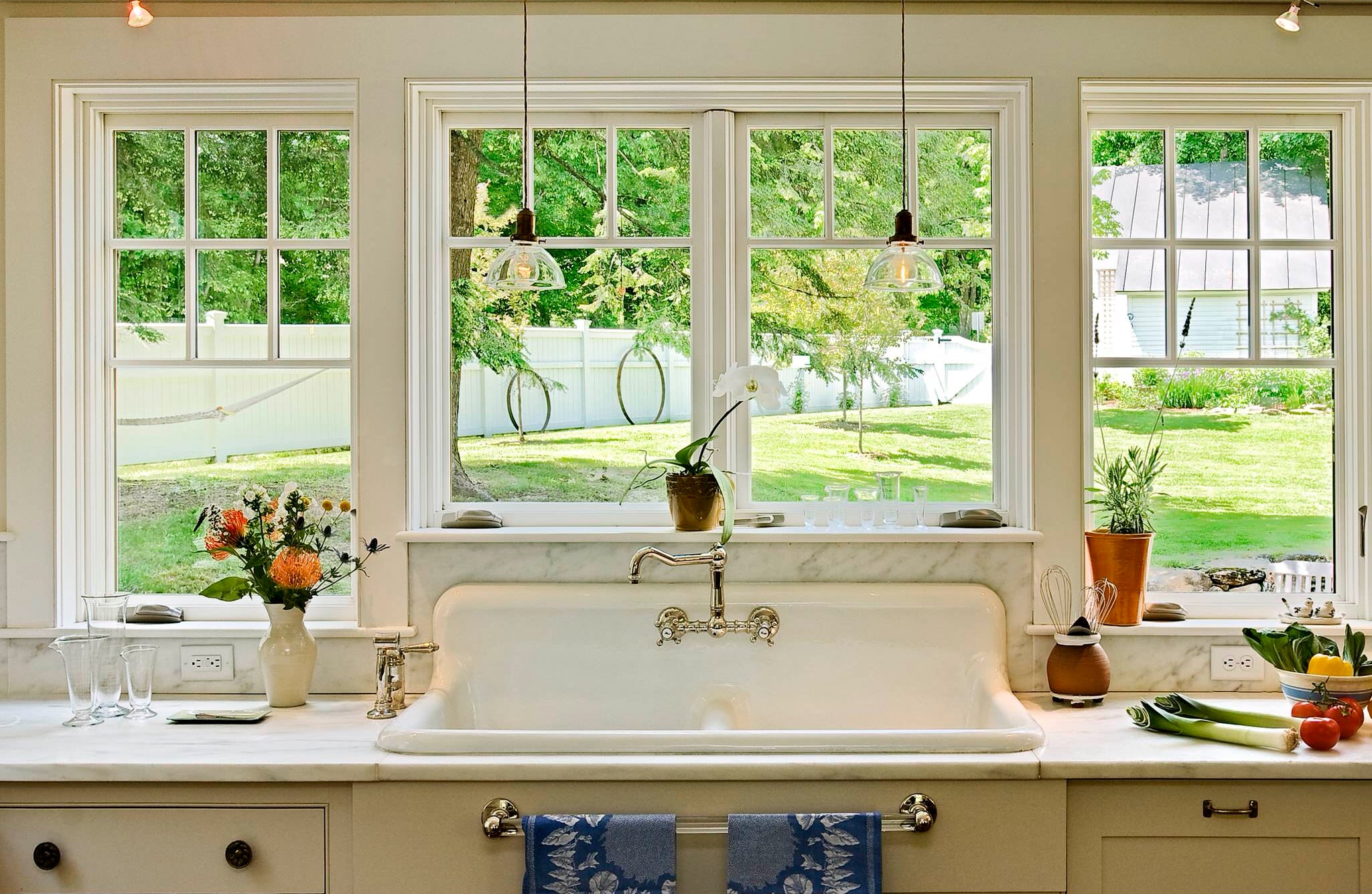 Lighting Over Kitchen Sink with Window Ideas: 7 Designer Pick