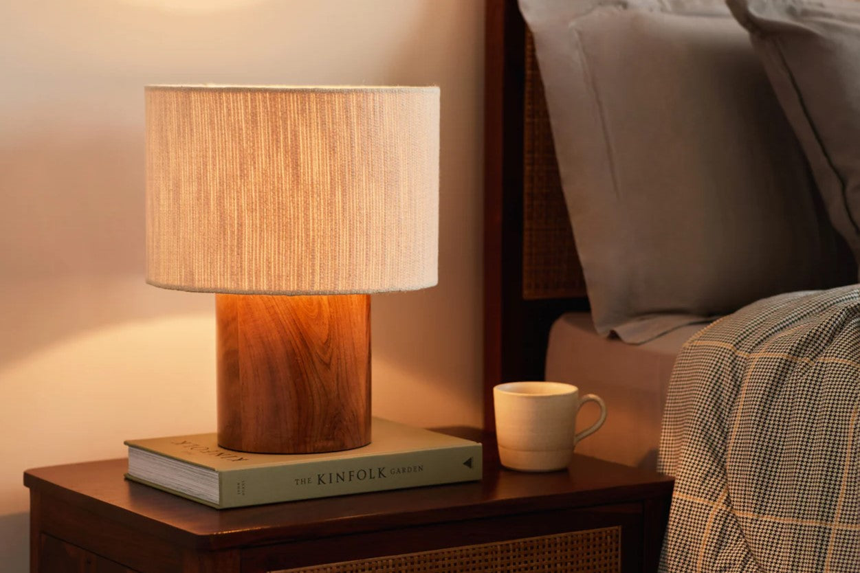 Side Table With Lamp