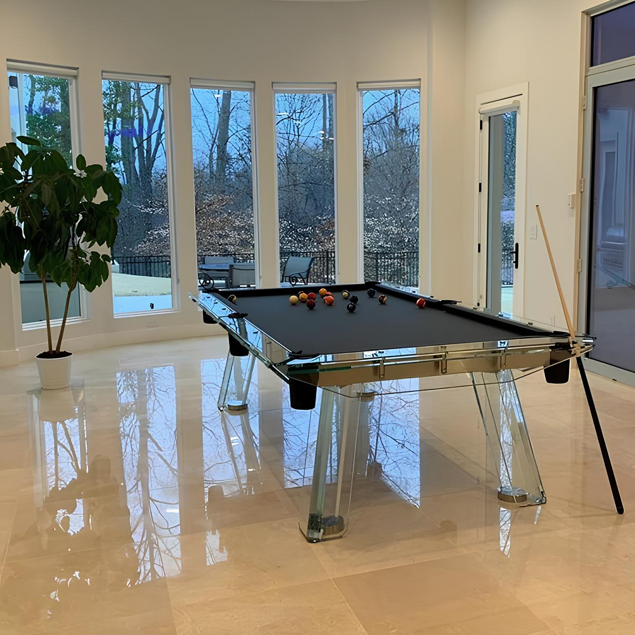 Luxury Clear Pool Table