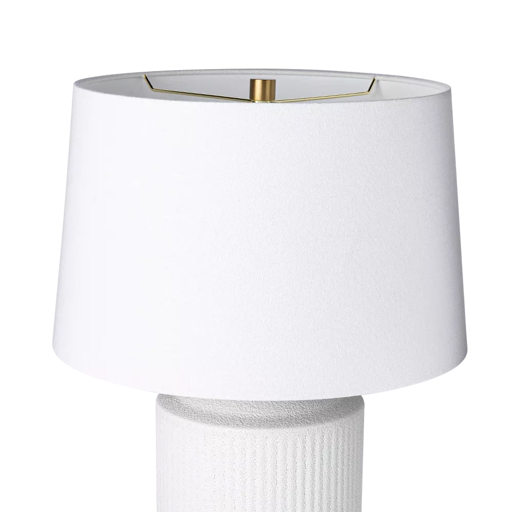 Ceramic Assembled Table Lamp White