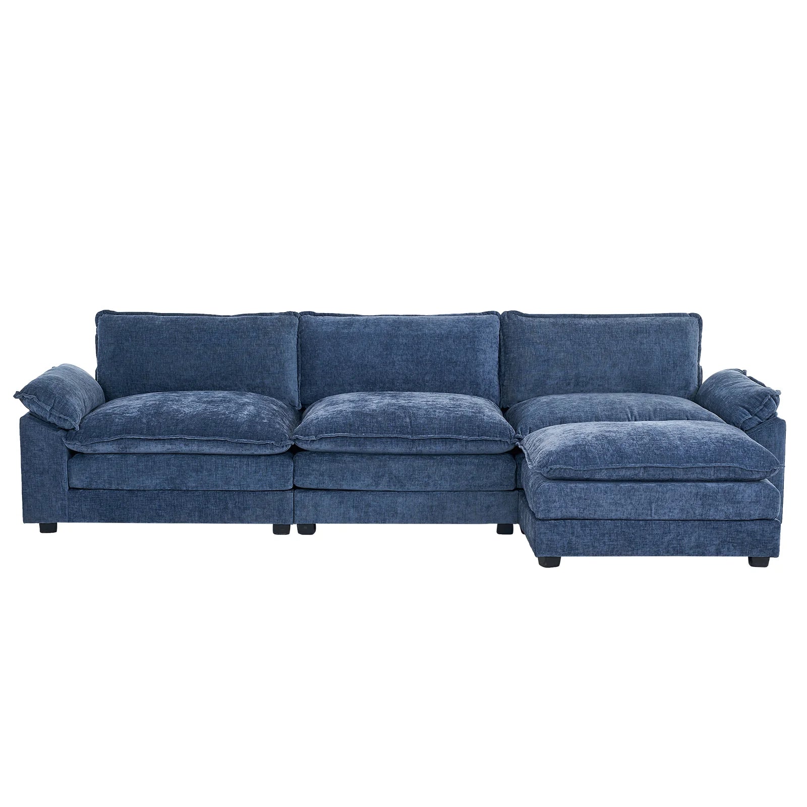 Cloud 120 Three Sectional Sofa With