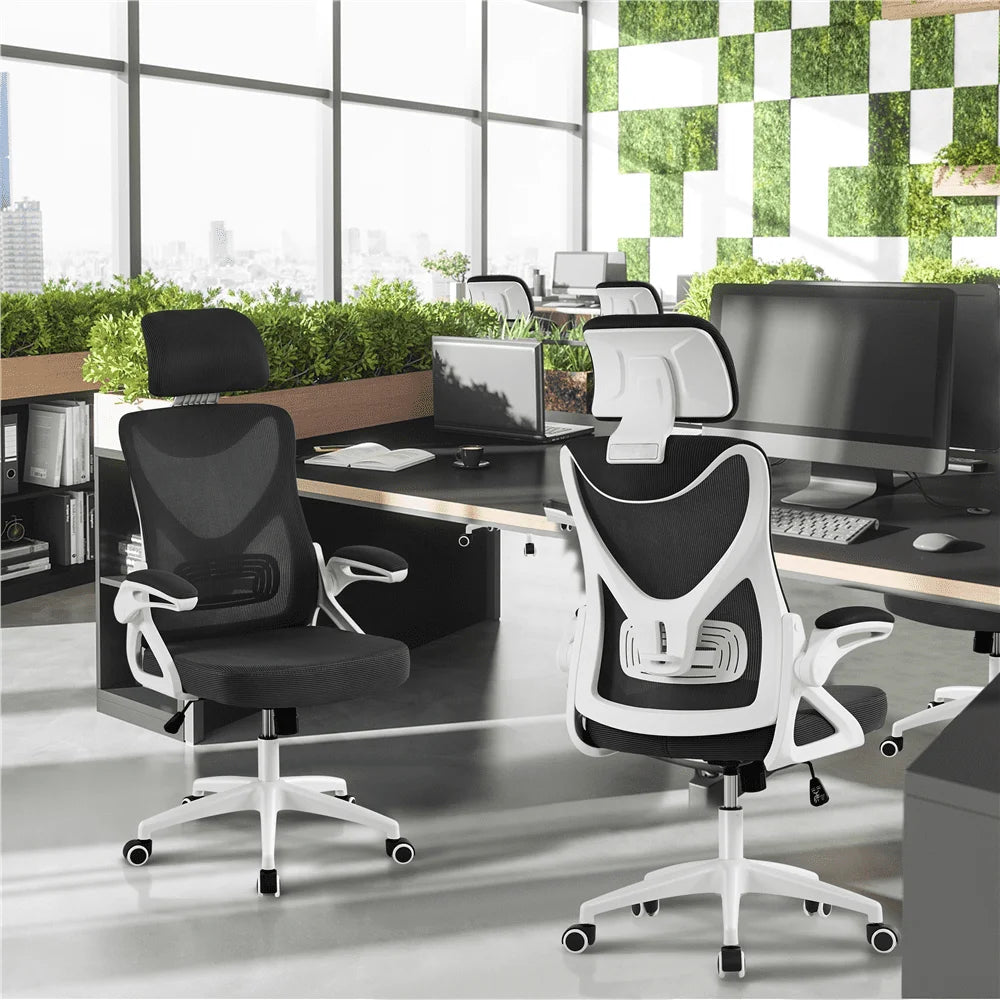 White ErgoMesh Adjustable Office Chair