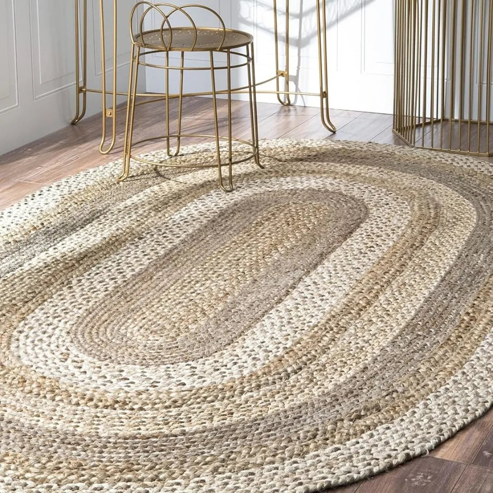 Willow Jute Rug Oval 5' x 8'