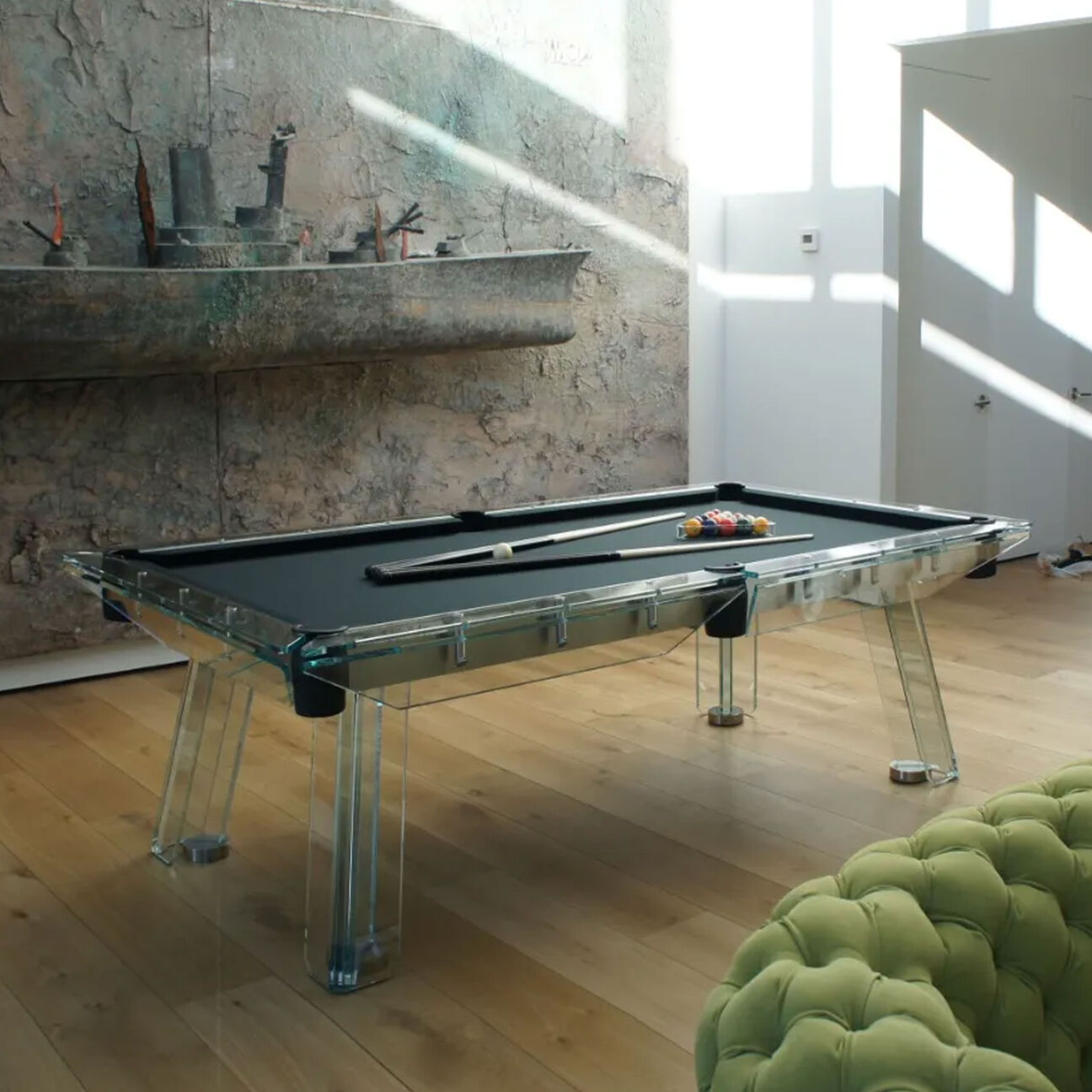 Luxury Clear Pool Table